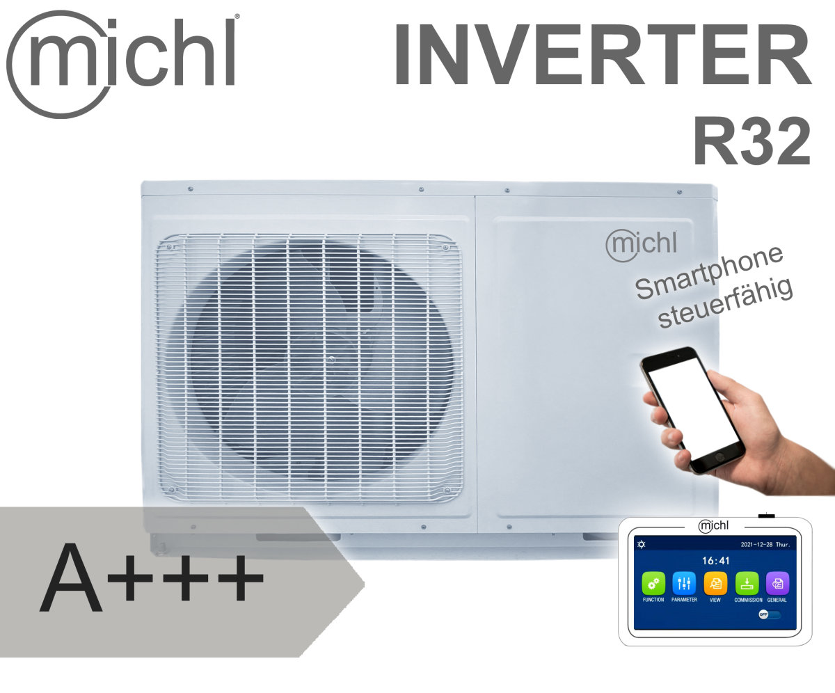 Michl Inverter Luft Wasser W Rmepumpe Monoblock Bis Kw A Mpv Sp