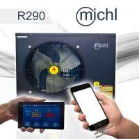 Michl Luft-Wasser Wärmepumpe Monoblock Inverter...