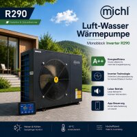 Michl Luft-Wasser Wärmepumpe Monoblock Inverter...