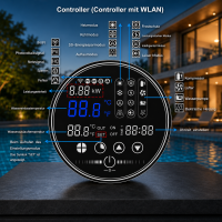 Michl Inverter Pool-Wärmepumpe M-PWP1 1,6 bis 6,0 kW